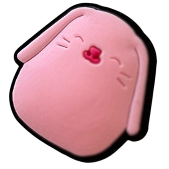 Croc Jibbitz | Squishmallows Bop the Pink Bunny Rabbit Croc Charm | Cute Gift - Picture 2 of 4